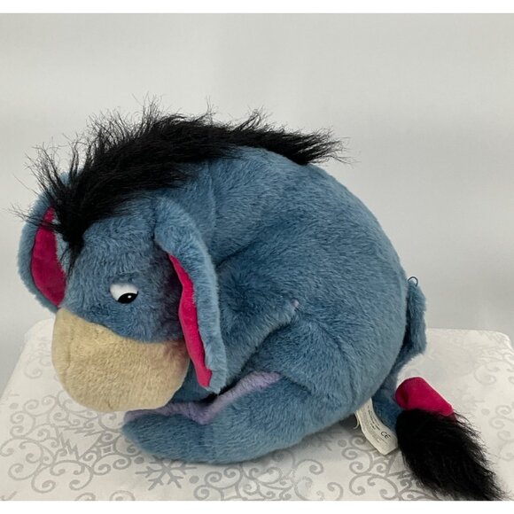 Disney Eeyore Plush Toy Stuffed Animal 13" Kids Detachable Tail - Picture 1 of 6